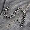 Tarnish Resistant 304 Stainless Steel Cable Chain Bracelets X-BJEW-I238-09P-2