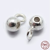 925 Sterling Silver Tube Bails STER-K167-047A-S-4