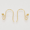 Brass Earring Hooks KK-N216-29-3