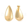 Teardrop 304 Stainless Steel Stud Earrings for Women EJEW-K278-25G-2