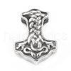 304 Stainless Steel Pendants STAS-G303-22AS-1
