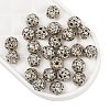 Brass Rhinestone Beads RB-A011-6mm-01P-5