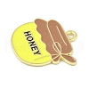 Bees Theme Alloy Enamel Pandants FIND-M083-06L-G-2