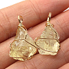 Raw Rough Natural Citrine Pendants FIND-PW0020-04C-1