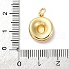 Brass Enamel Pendants KK-Q098-28G-B-3