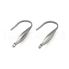 304 Stainless Steel Ear Wire Accessory X-STAS-Q336-12B-P-1