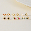 6 Pairs 6 Colors Stainless Steel Stud Earrings Set for Women BC0427-1