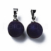 Natural Agate Charms G-Q998-036D-2