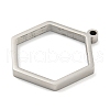 Non-Tarnish 304 Stainless Steel Laser Cut Pendants STAS-U009-04A-P-2