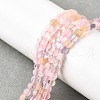 Natural Morganite Beads Strands G-C179-A4mm-10-1