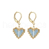 304 Stainless Steel Leverback Earrings for Women EJEW-MZ00408-04-2