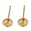 Brass Stud Earring Findings KK-Z089-16G-02-1