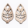 Unfinished Hollow Wood Big Pendants WOOD-N006-96-2