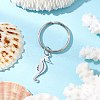 Ocean Theme 304 Stainless Steel Keychains KEYC-JKC01213-09-1