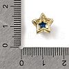 Brass Micro Pave Cubic Zirconia Beads KK-D379-01G-4