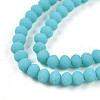 Frosted Oapque Glass Beads Strands EGLA-A034-P3mm-MD24-A-3