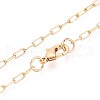 Brass Paperclip Chains MAK-S072-09A-G-2