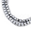 Electroplated Synthetic Non-magnetic Hematite Beads Strands G-H072-C01-02-3