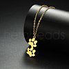 304 Stainless Steel Pendants STAS-E501-01G-02-5