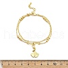 Brass Multi-strand Bracelets BJEW-U020-14G-5