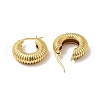 Rack Plating Brass Croissant Hoop Earrings for Women EJEW-F288-18G-2