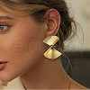 Alloy Dangle Stud Earrings WG37B66-01-1