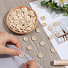 Gorgecraft 300Pcs Wooden Buttons BUTT-GF0003-96-6