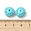 Synthetic Coral Dyed Carved Beads CORA-H004-02A-3