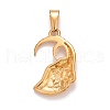 Ion Plating(IP) 304 Stainless Steel Pendants X-STAS-D165-14G-06-2