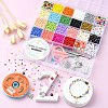DIY Beaded Earring Bracelet Necklace Making Kit DIY-YW0006-47-6