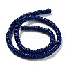 Dyed Natural Sesame Jasper/Kiwi Jasper Imitation Lapis Lazuli Beads Strands G-G084-A08-01-3
