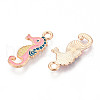 Marine Animals Alloy Enamel Pendants ENAM-T022-34C-2