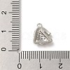 Brass Micro Pave Cubic Zirconia Charms KK-P278-08P-3