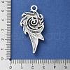 Tibetan Style Alloy Pendants PALLOY-O002-16AS-3