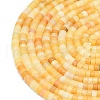 Natural Topaz Jade Beads Strands G-P575-B06-4x2mm-3