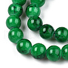 Baking Painted Glass Round Bead Strands DGLA-Q019-8mm-52A-3