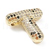 Brass Micro Pave Cubic Zirconia Pendants KK-Z108-02G-T-2