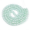 Translucent Crackle Glass Beads Strands CCG-T003-01G-2