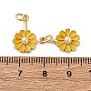 Brass Enamel Pendants KK-S525-08G-4