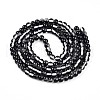 Baking Painted Transparent Glass Beads Strands DGLA-N011-6mm-10-2