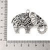 Tibetan Style Alloy Pendants TIBEP-R212-AS-RS-3