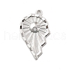 Brass Micro Pave Cubic Zirconia Pendants KK-L228-25A-P-1