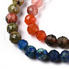 Natural & Synthetic Mixed Gemstone Beads Strands G-D080-A01-03-25-3