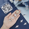 SUNNYCLUE 50Pcs 201 Stainless Steel Pointed Pendants STAS-SC0004-66-3