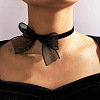 Gauze Bowknot Fabric Choker Necklaces for Women FS-WG3C129-02-1