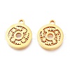 Ion Plating(IP) 304 Stainless Steel Charms STAS-A047-13G-1