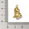 Rack Plating Brass Enamel Pendants KK-H473-15G-3