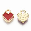 Alloy Enamel Charms ENAM-S126-015C-RS-3