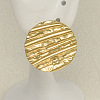 Stylish Oval 304 Stainless Steel Stud Earrings BM7632-2-2
