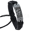 PU Leather Cord Adjustable Bracelets PW-WG59871-01-1